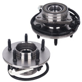 2Pcs 515010 Front Wheel Bearing & Hub Assembly for 1997-2000 Ford F-150 (4WD, 5-Lug w/ABS)