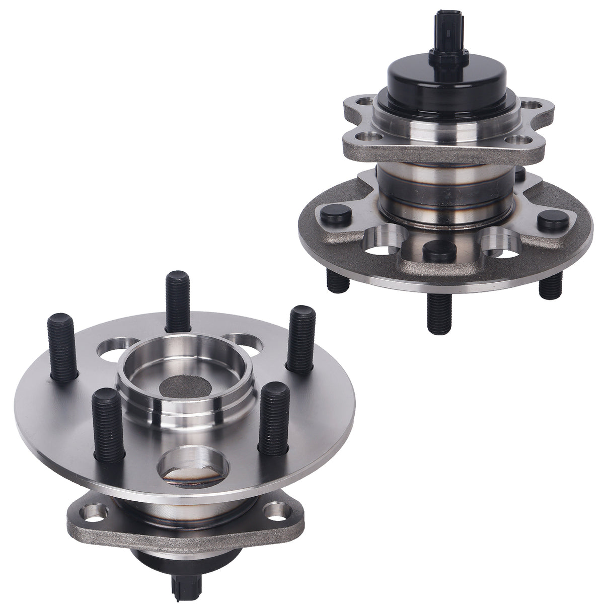 2Pcs 512418 Rear Wheel Bearing & Hub Assembly for 2008-2015 Scion xB (5-Lug w/ABS)